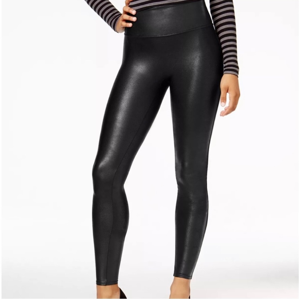 Spanx Faux Leather Leggings Size S